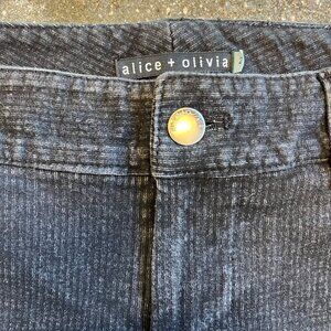 Alice & Olivia Stripe Jeans